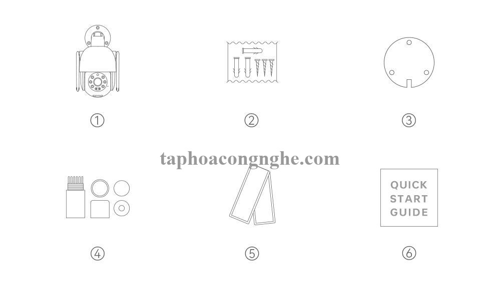 Reoqoo x31b 2.5K UHD Camera ngoài trời cổng rj45 Wifi ăng-ten kép Ai 360 P / T còi hú với đèn led 14 màu phát hiện khói cháy H265 Onvif 8s CLOUD lưu trữ 29552 xt-x31b 10029552